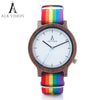Vision Pride Rainbow Top Wooden Watch