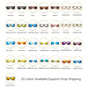 Sporty Mirror Wooden Sunglasses