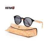 Kenbo High Quality Round Wood Polarized Sunglasses