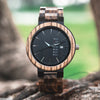 Classy Wooden Watch with Calendar Week Display